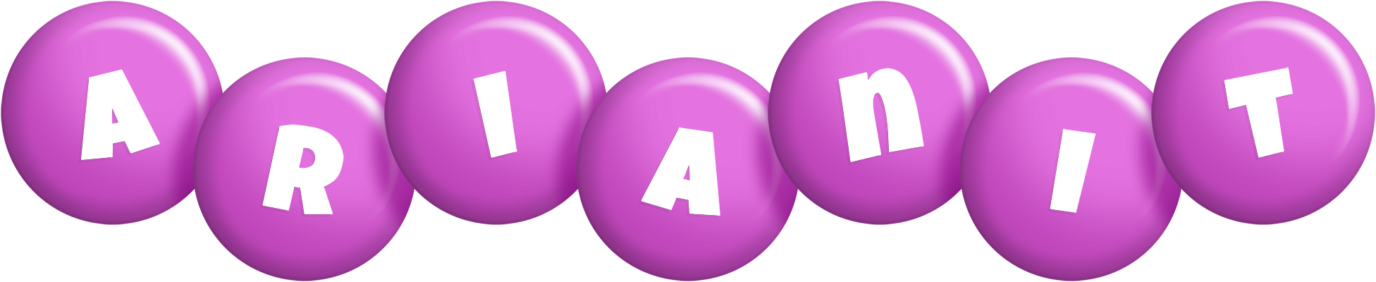 Arianit candy-purple logo