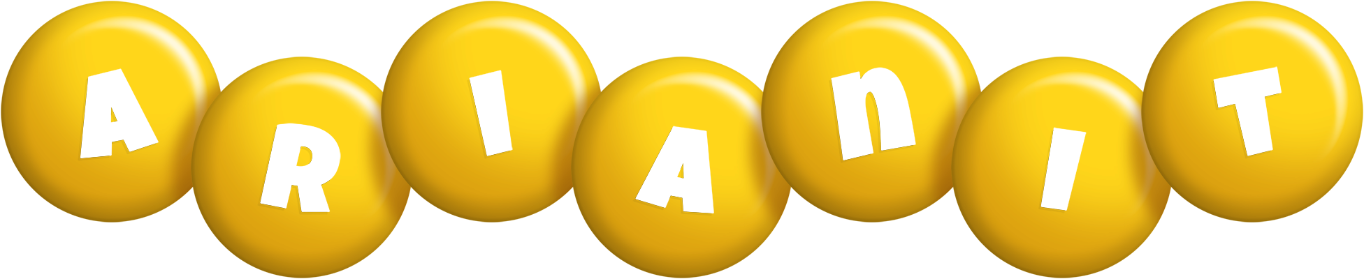 Arianit candy-yellow logo