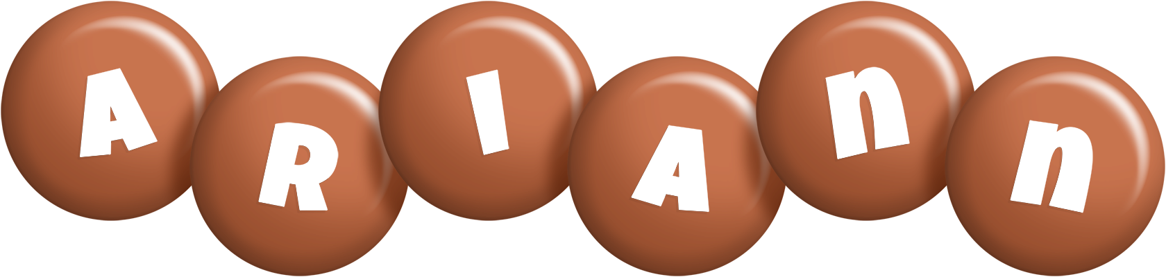 Ariann candy-brown logo