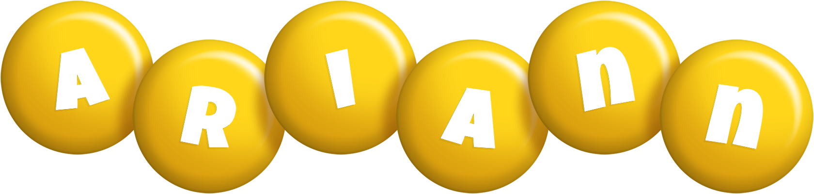 Ariann candy-yellow logo