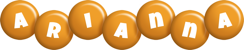 Arianna candy-orange logo