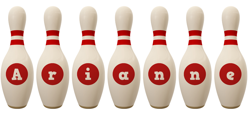 Arianne bowling-pin logo