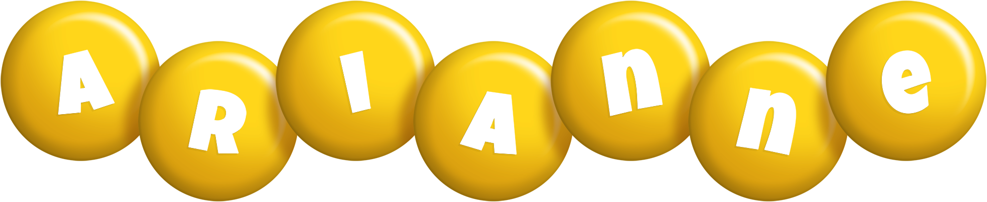 Arianne candy-yellow logo