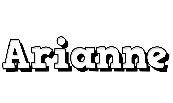 Arianne snowing logo