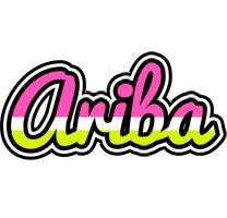 Ariba candies logo