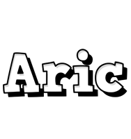 Aric snowing logo