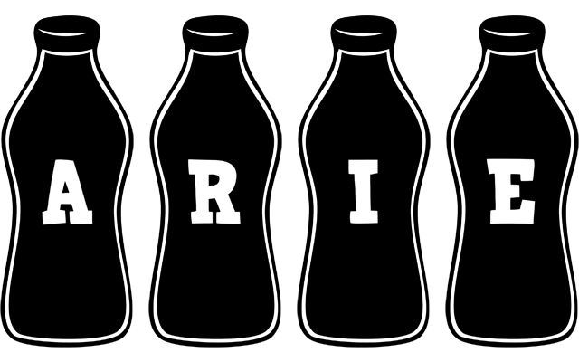 Arie bottle logo