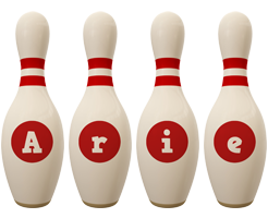 Arie bowling-pin logo