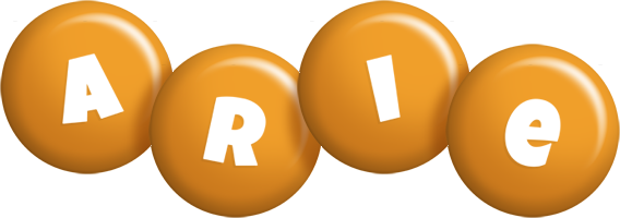 Arie candy-orange logo