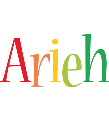 Arieh birthday logo