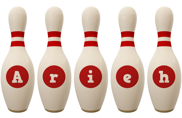 Arieh bowling-pin logo