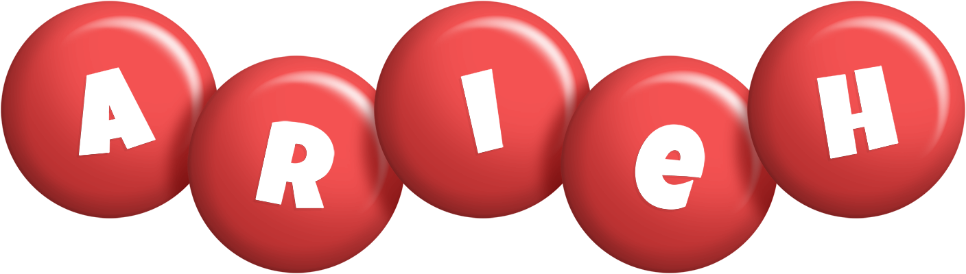 Arieh candy-red logo