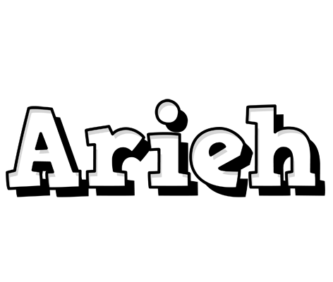 Arieh snowing logo