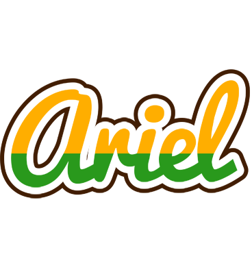 Ariel banana logo