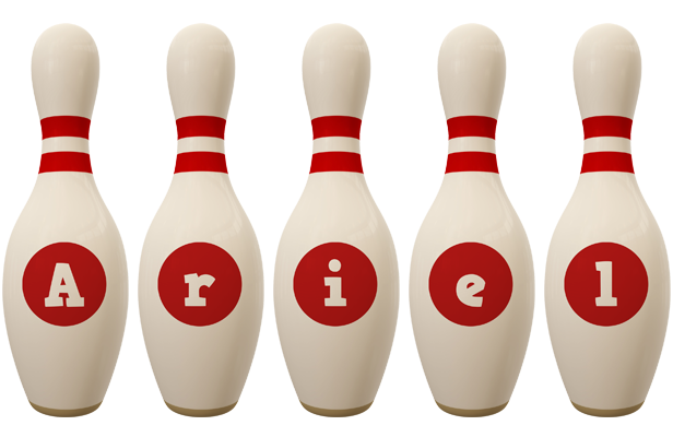 Ariel bowling-pin logo