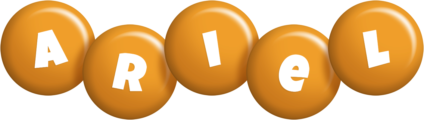 Ariel candy-orange logo