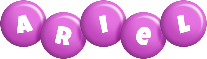 Ariel candy-purple logo
