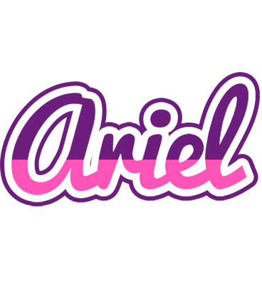 Ariel cheerful logo