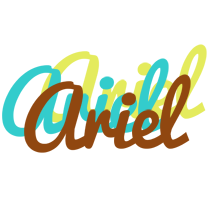 Ariel cupcake logo
