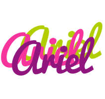 Ariel flowers logo