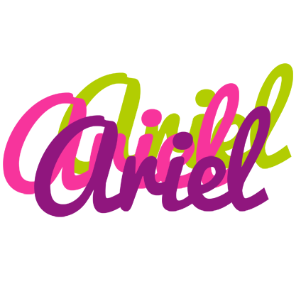 Ariel flowers logo