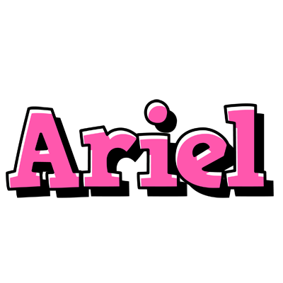 Ariel girlish logo