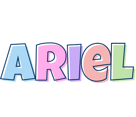 Ariel pastel logo