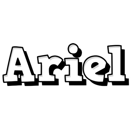Ariel snowing logo