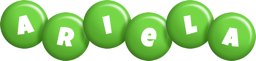 Ariela candy-green logo