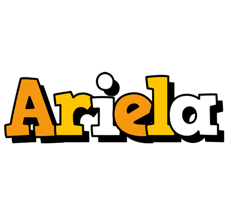 Ariela cartoon logo