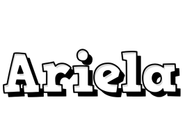 Ariela snowing logo