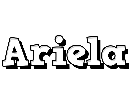 Ariela snowing logo