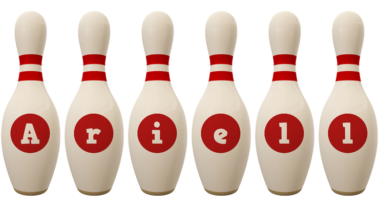 Ariell bowling-pin logo