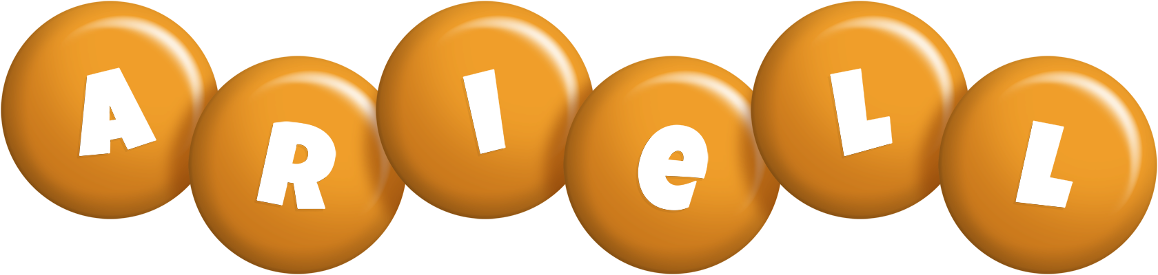 Ariell candy-orange logo