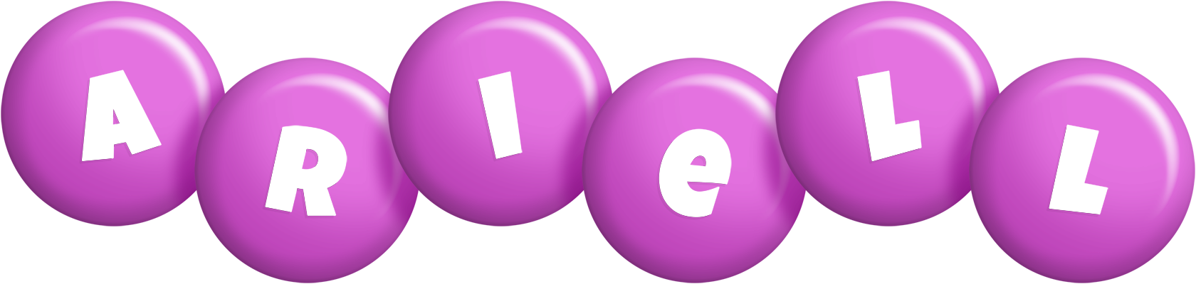 Ariell candy-purple logo