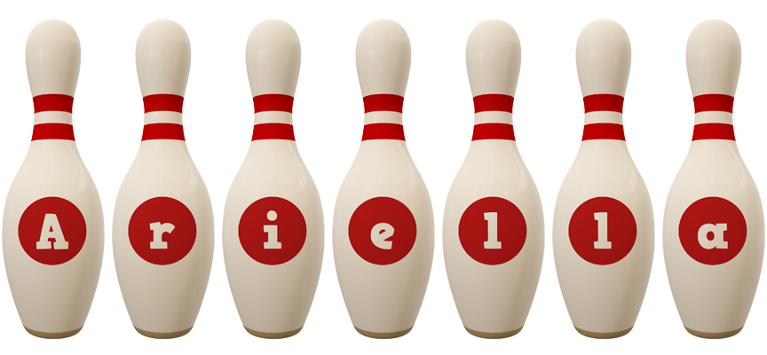 Ariella bowling-pin logo