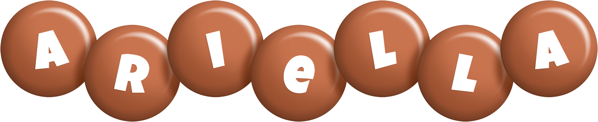 Ariella candy-brown logo