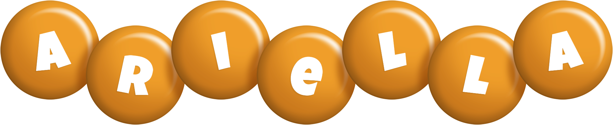 Ariella candy-orange logo