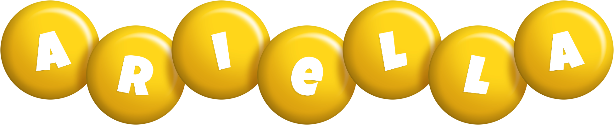 Ariella candy-yellow logo