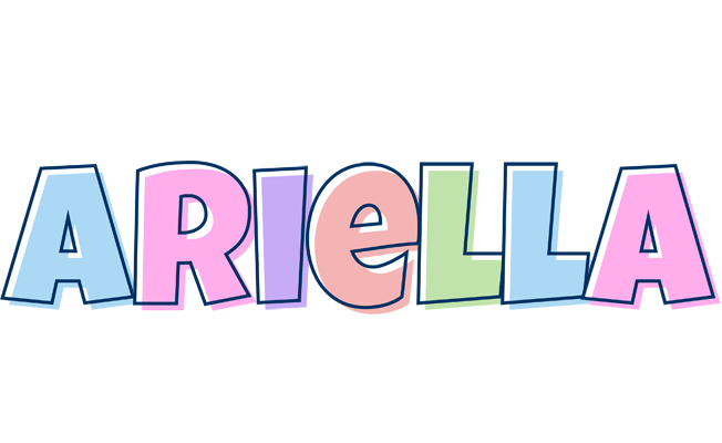 Ariella pastel logo