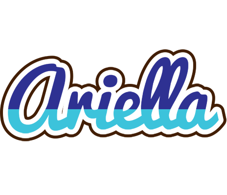 Ariella raining logo