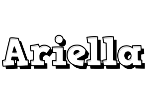 Ariella snowing logo