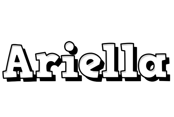 Ariella snowing logo