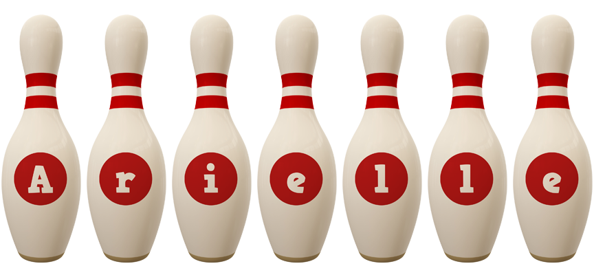 Arielle bowling-pin logo