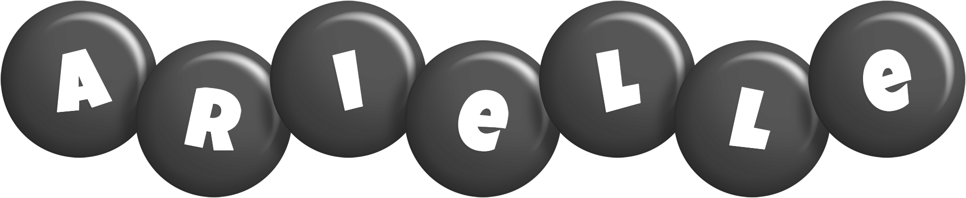 Arielle candy-black logo