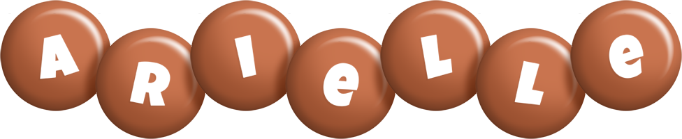 Arielle candy-brown logo