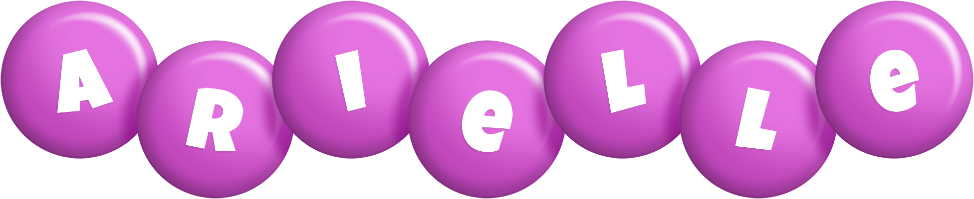 Arielle candy-purple logo