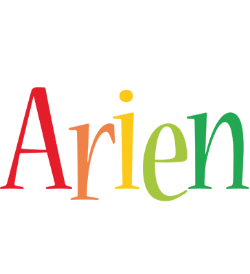 Arien birthday logo