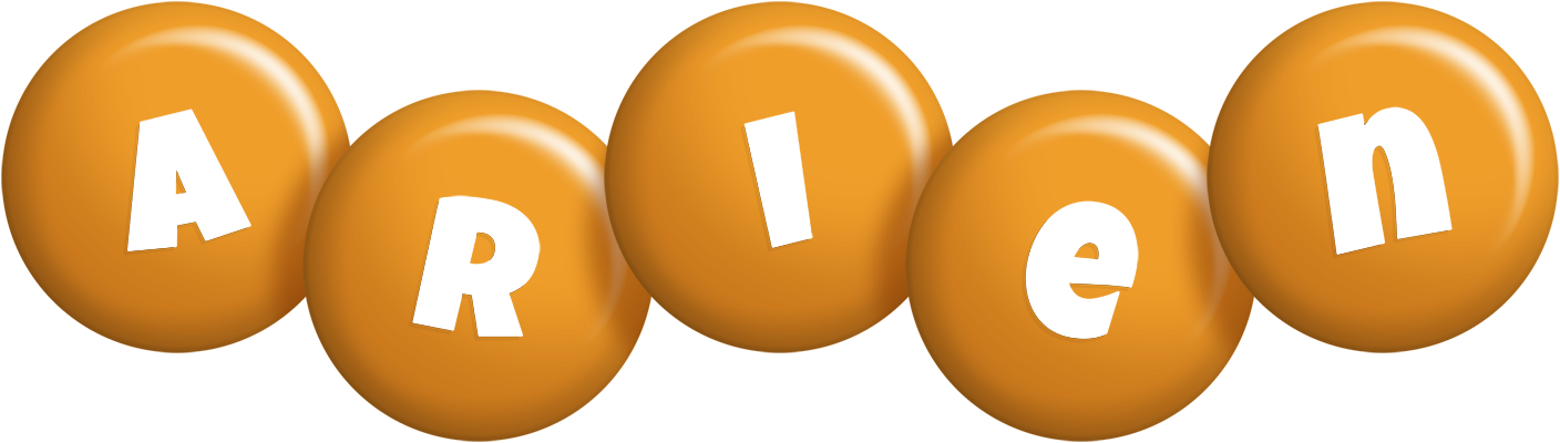 Arien candy-orange logo
