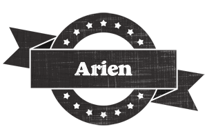 Arien grunge logo